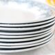 Dessert plates x9, iron earth, Estival model by Saint Amand