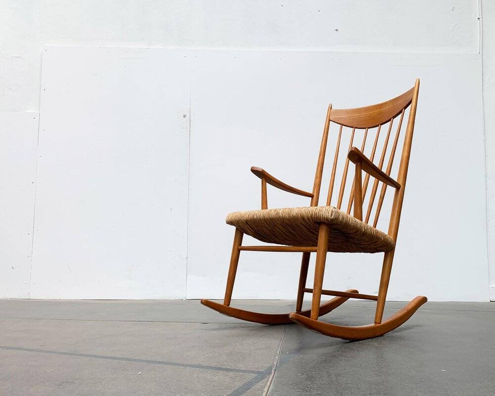 Mid-century Danish rocking chair