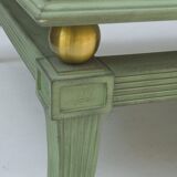 Pair of low tables square Etruscan style bronze skated to the antique circa 1970'