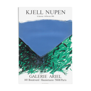 Affiche Kjell Nuppen, 1986