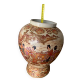 Large numbered Asian vase