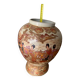 Large numbered Asian vase