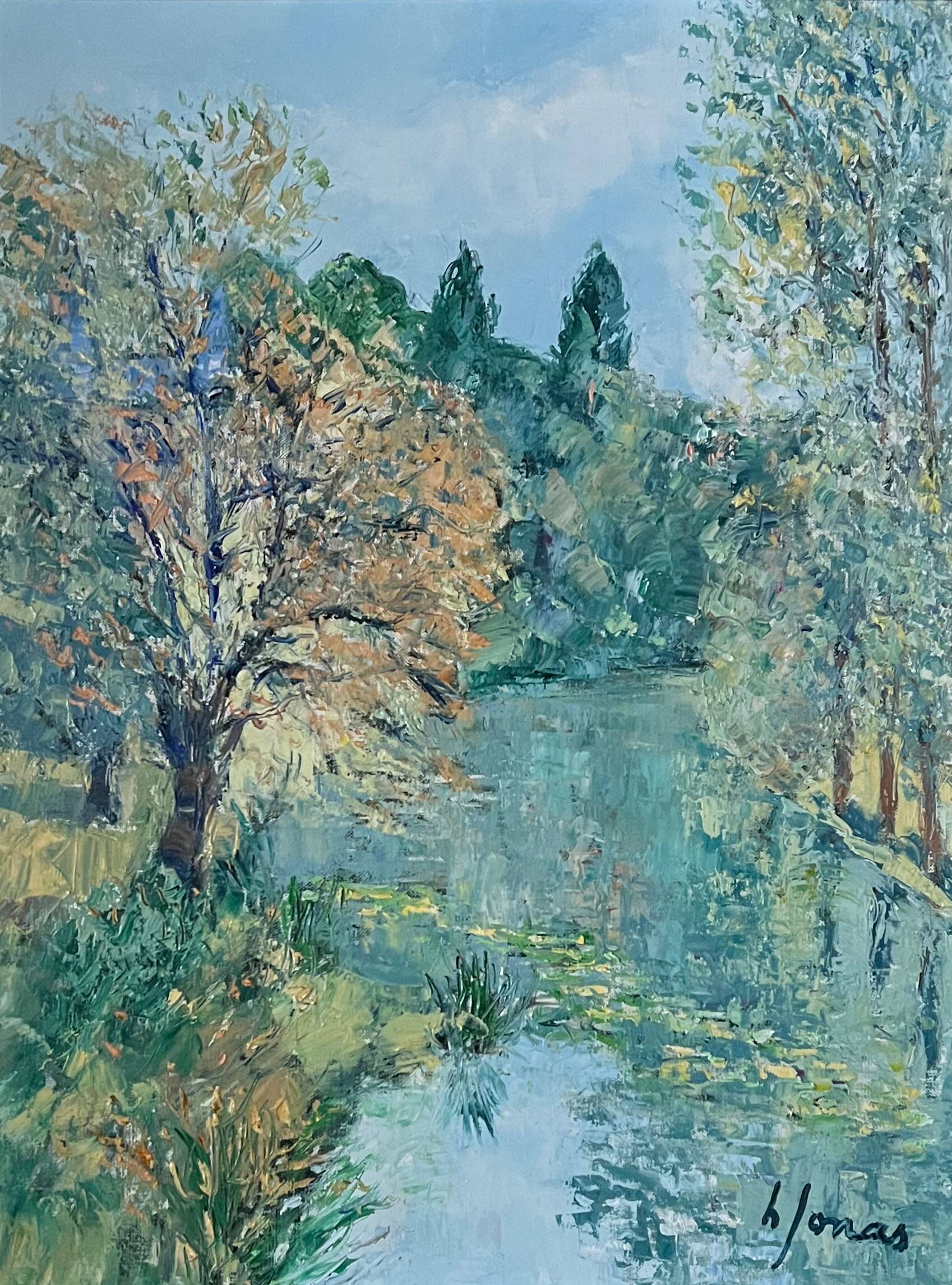 "Rivière la Bouzanne à le pont chrétien"   par H Jonas