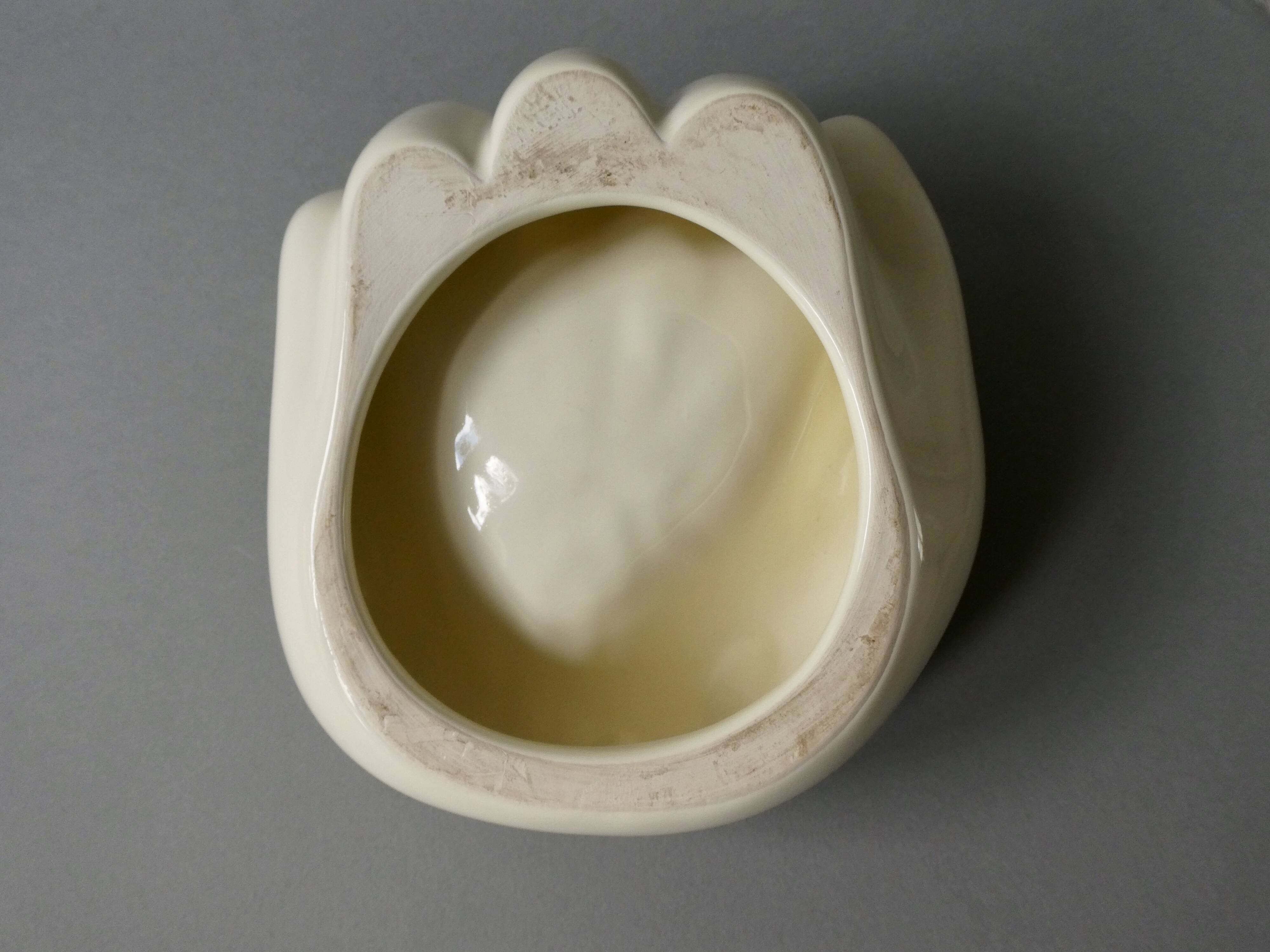 Ceramic vacuum, hand shape, 70s