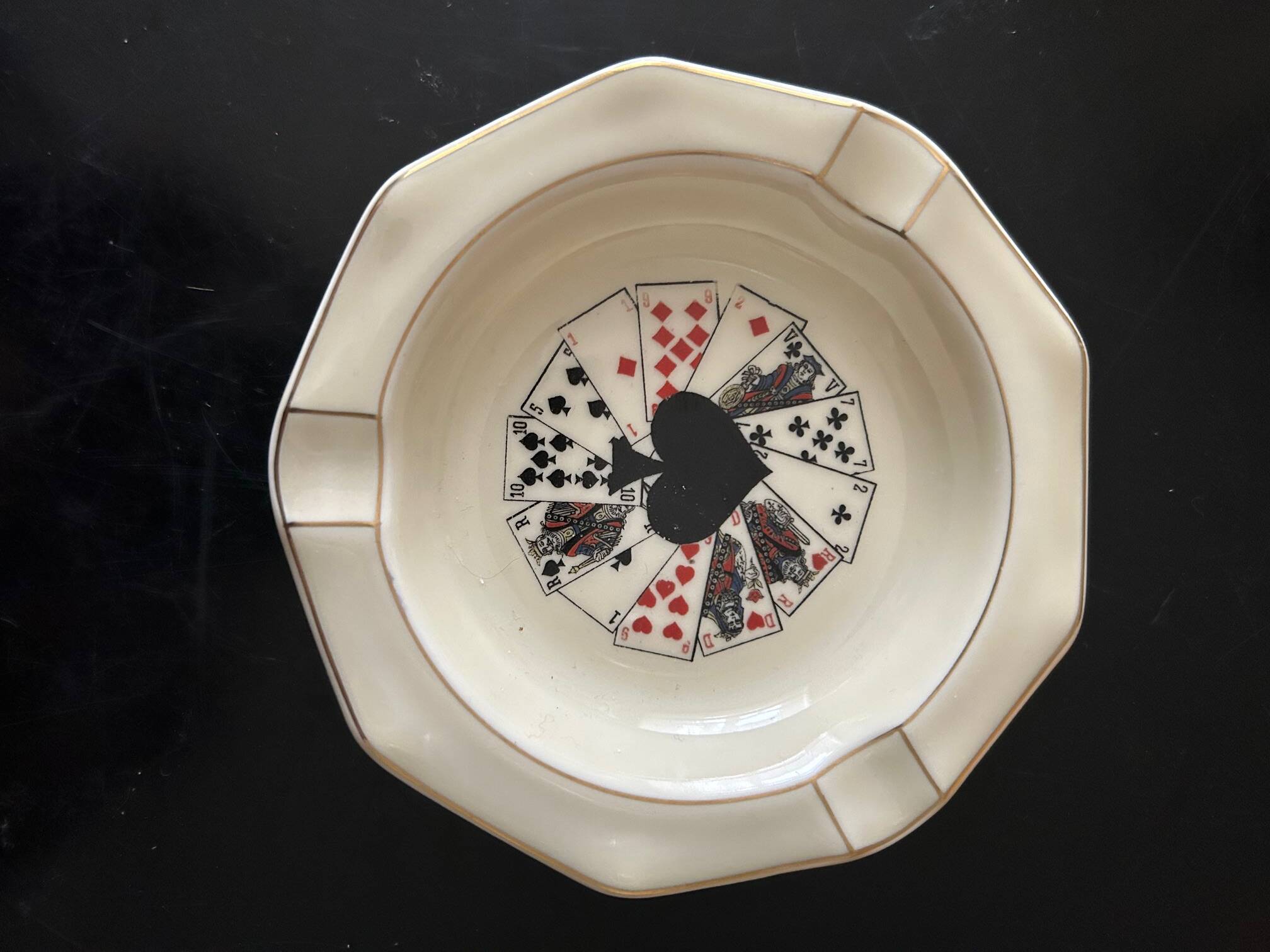 set of 4 Bernardaud ashtrays