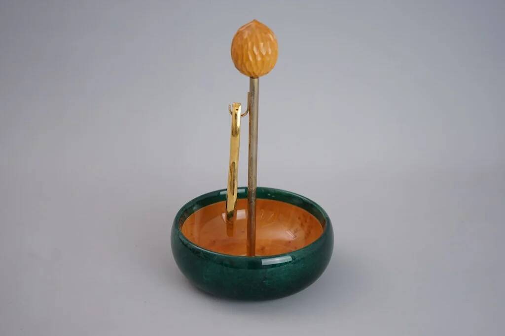 Bowl with nutcracker by Aldo Tura for Macabo