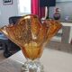 Artisan crystal vase
