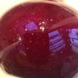 Vase ancien en verre soufflé à la bouche