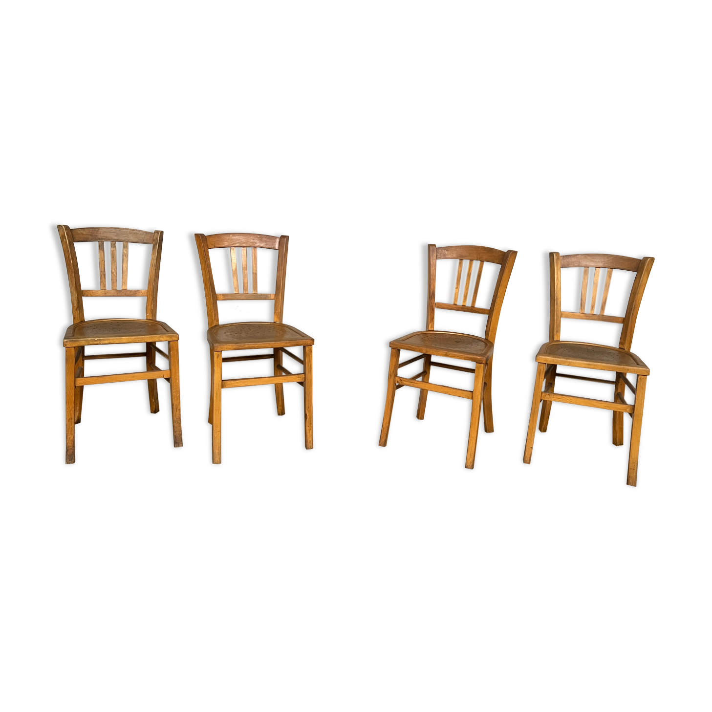 Wooden chair Bistrot Retro bohemian vintage brasserie Lutherma