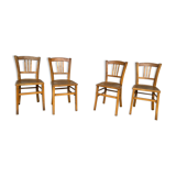 Wooden chair Bistrot Retro bohemian vintage brasserie Lutherma