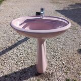 Vintage 70s Pink Washbasin