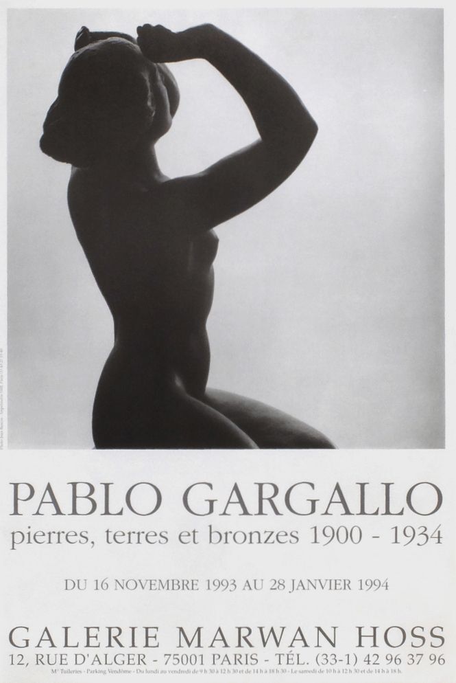 Affiche Pablo Gargallo