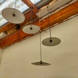 Set of 4 old pendant lamps