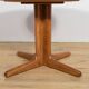 Mid-Century Round Walnut Extendable Dining Table, United Knigdom, 1950s