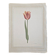 La Roche Laffitte (Born in 1943) - Watercolour drawing on silk - Tulip