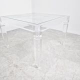 Vintage lucite coffee table, 1990s
