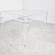 Table basse vintage en lucite, années 1990