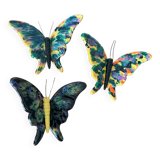 Ceramic butterflies - wall decoration