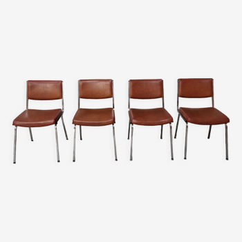 Série de 4 chaises 1970