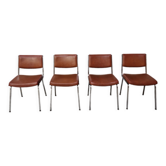 Série de 4 chaises 1970