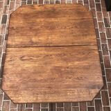 Art deco table with carved details