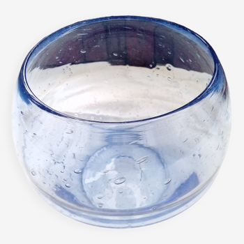 Bubble glass ball vase