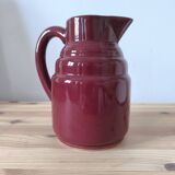 Vintage earthenware pitcher PL France