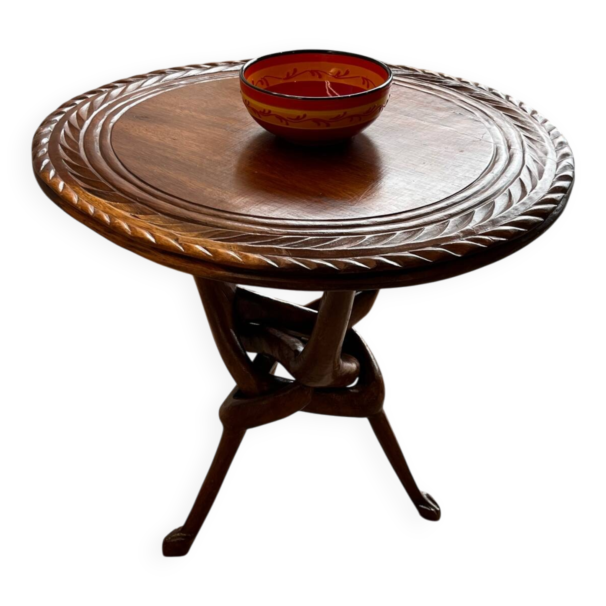 Tribal side table