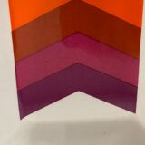 Lot of 2 bowls and 4 dishes or plates Gien model arrows 1970