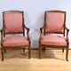 Paire de Fauteuils en Acajou, époque Restauration – Début XIXe