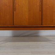 Danish high sideboard in teak, 1960s