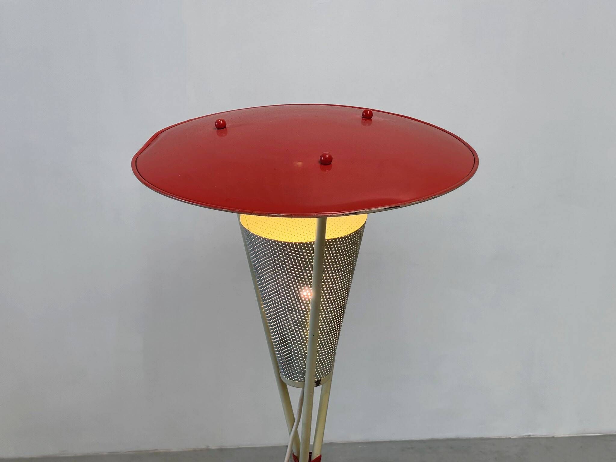 Lampadaire trépied hollandais des années 1950