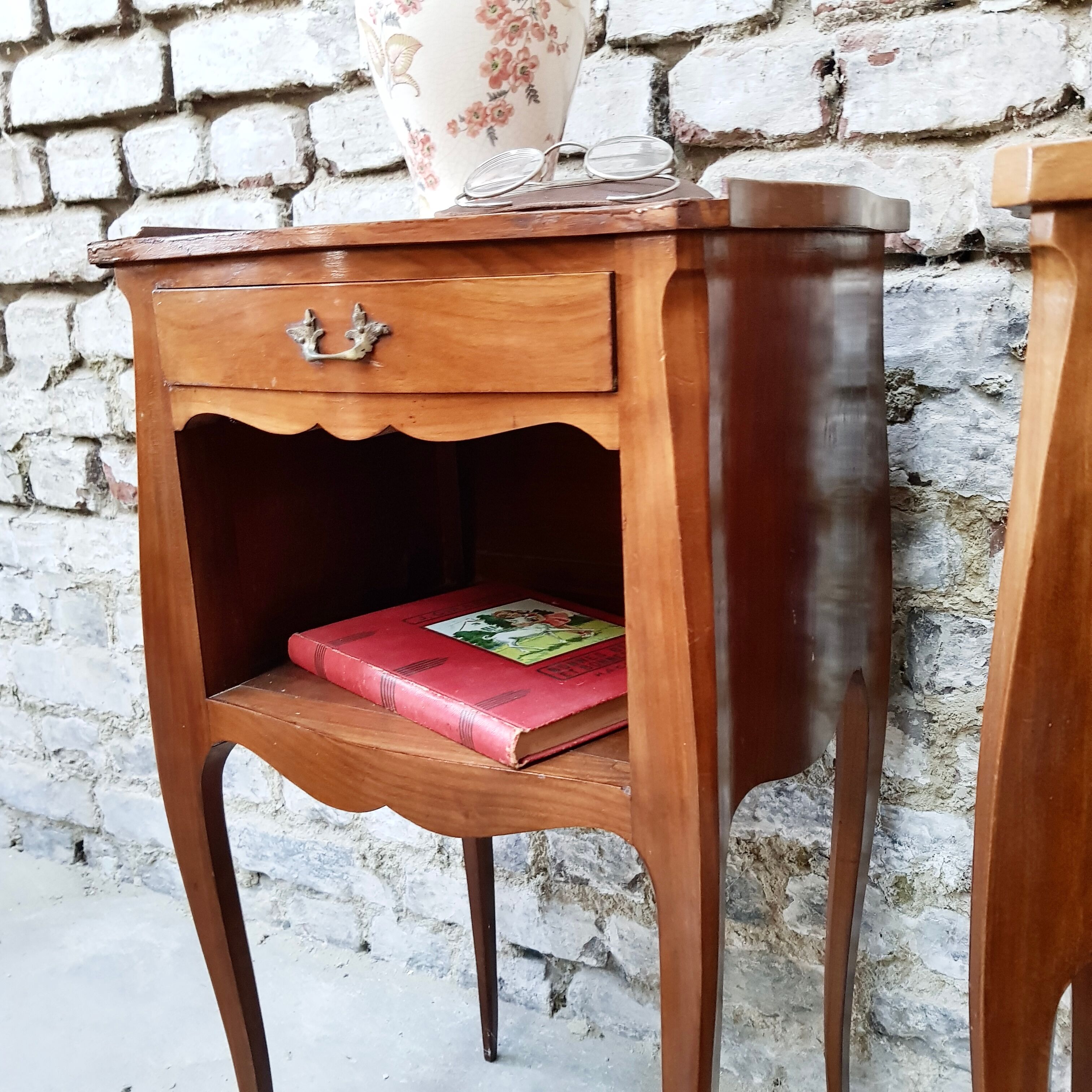 Pair of Louis XV style bedside tables