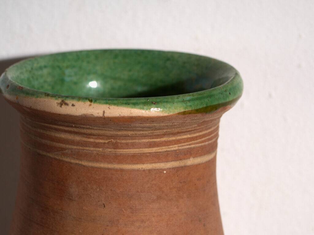 Antique glazed ceramic vase – Central Europe, circa 1920