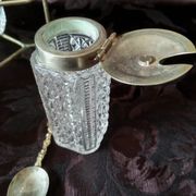Former table servant, 4 bottles for mustard vinegar oil and salt, oil and vinegar maker
