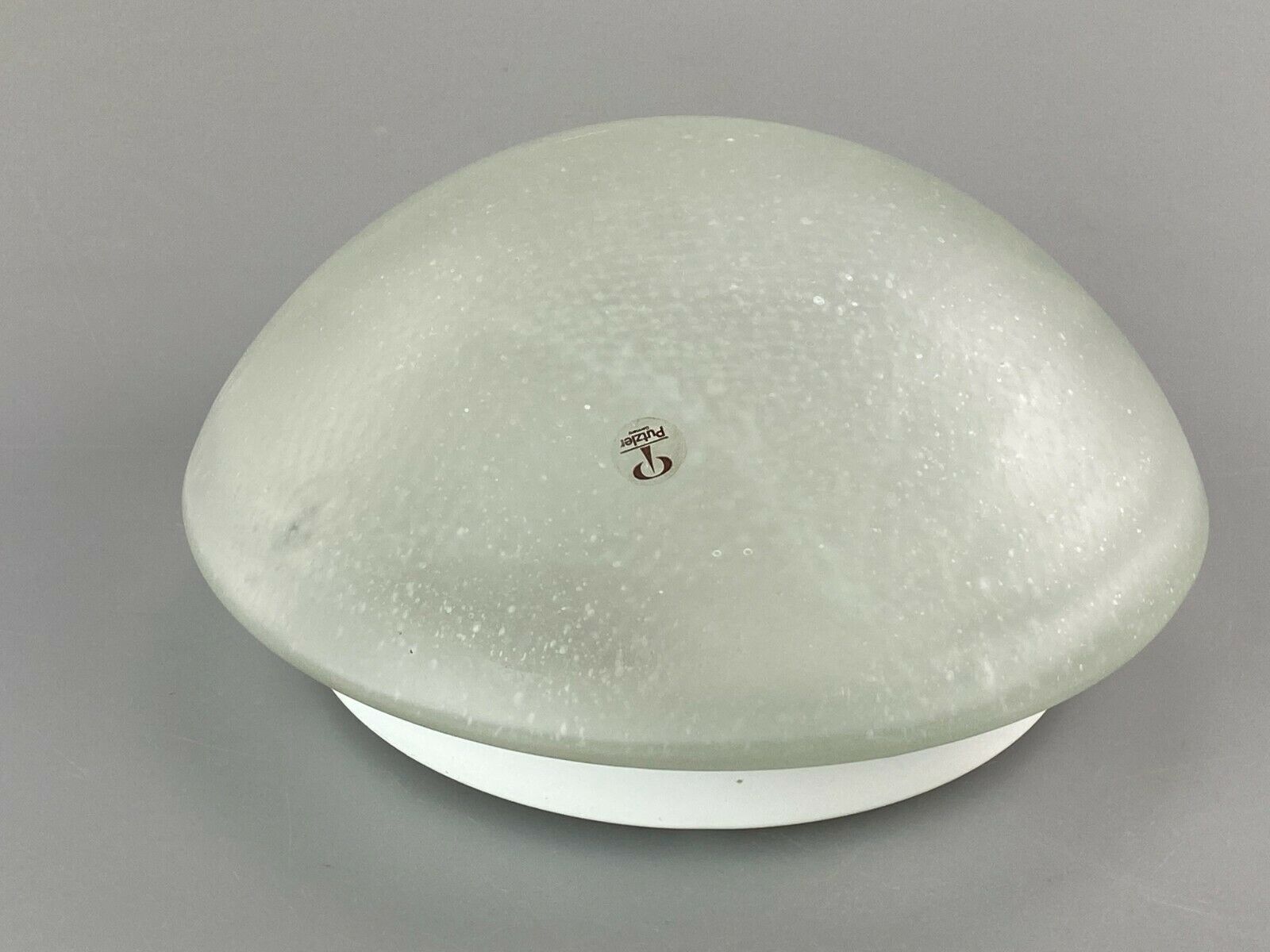 70s Peill & Putzler Plafoniere ceiling lamp glass space design lamp 70s