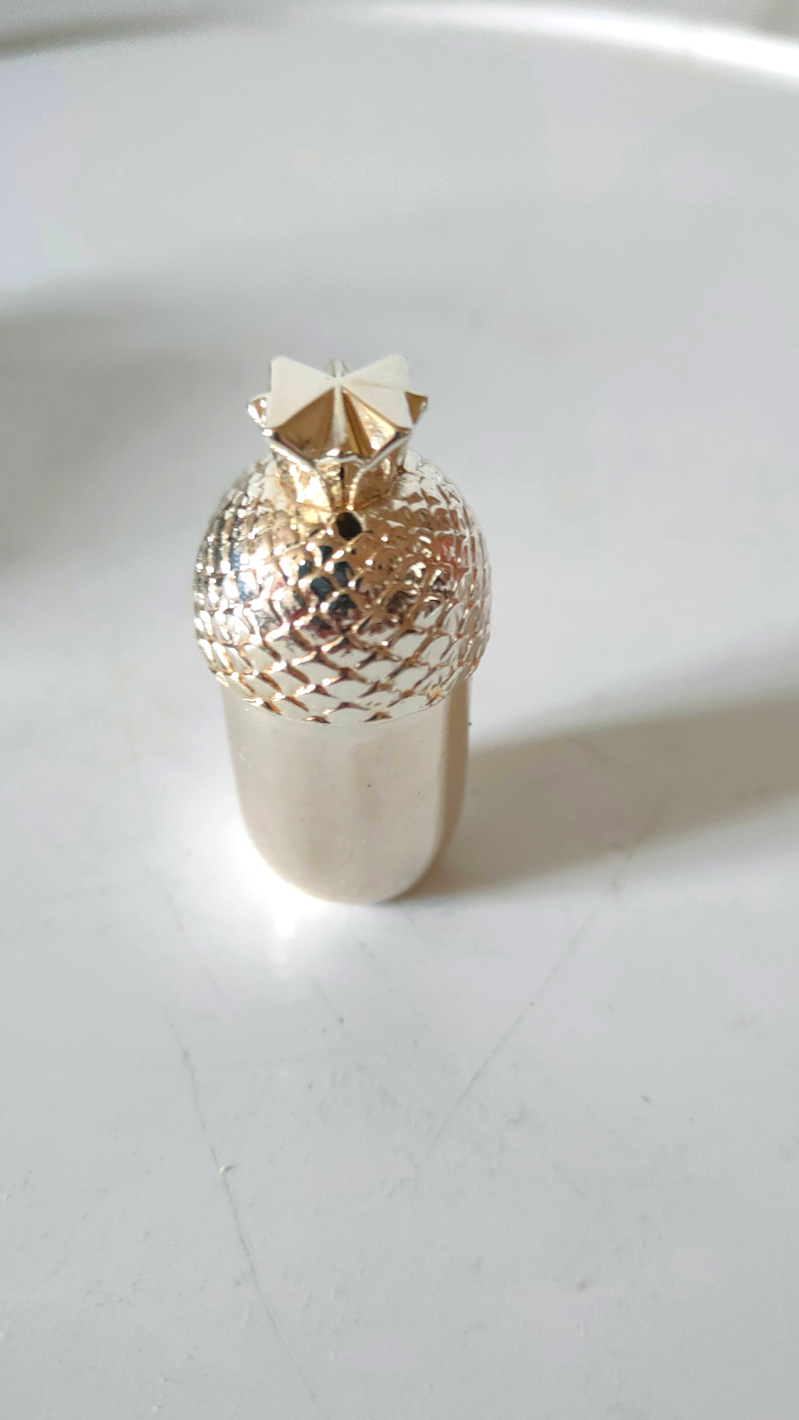 Vintage silver metal salt shaker WMF design 1970s