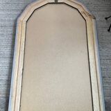 Large vintage Italian wooden mirror