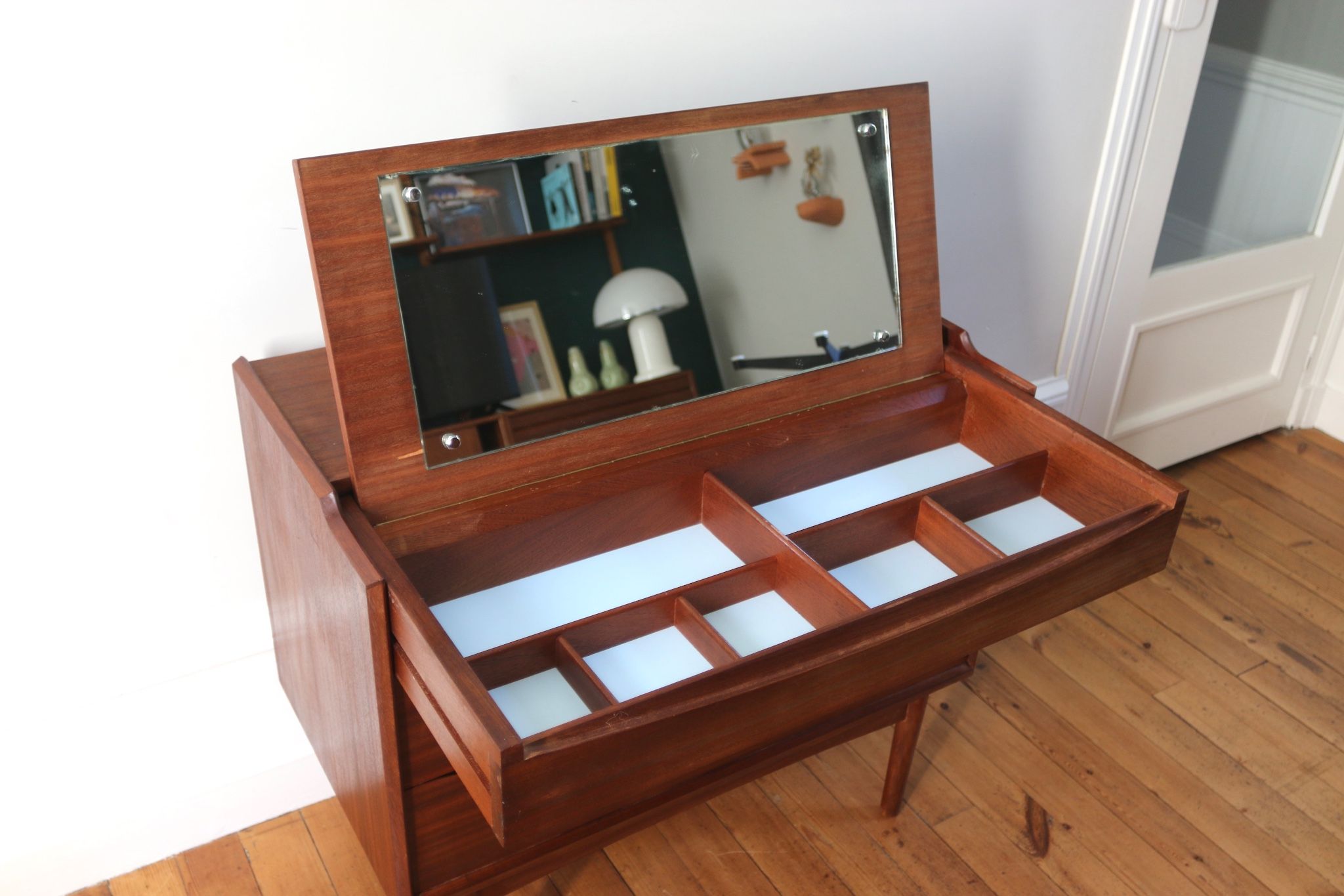 Scandinavian teak dressing table Arne Vodder, Denmark 1960
