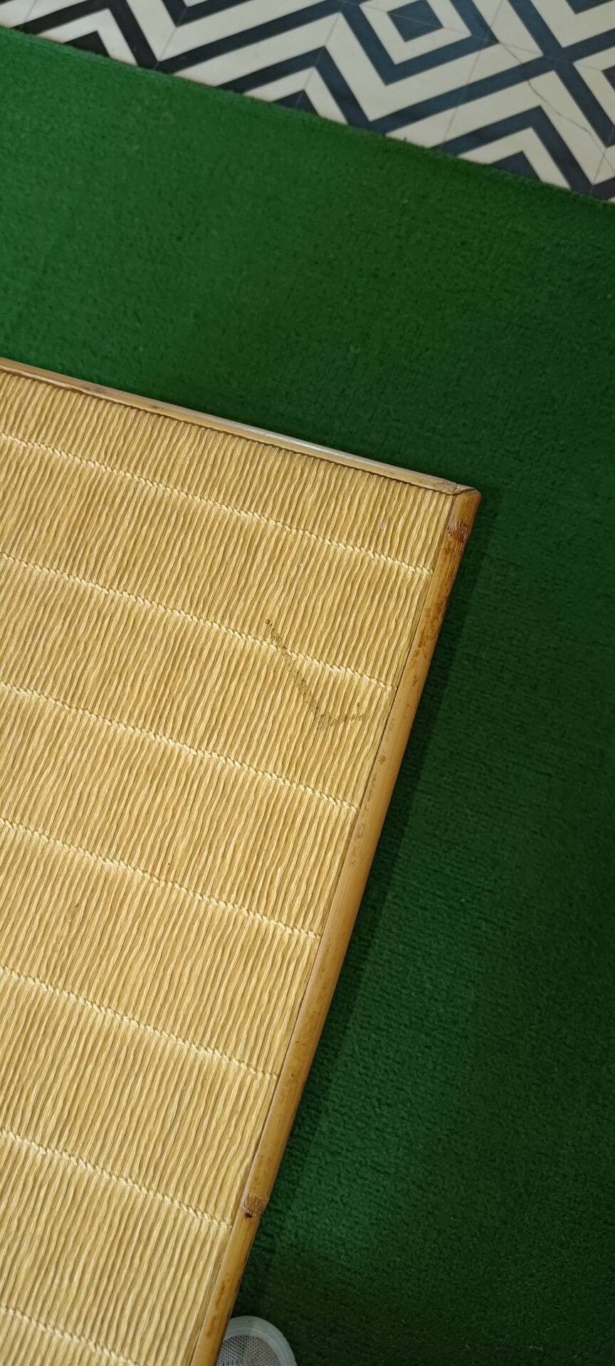 Bamboo rattan coffee table