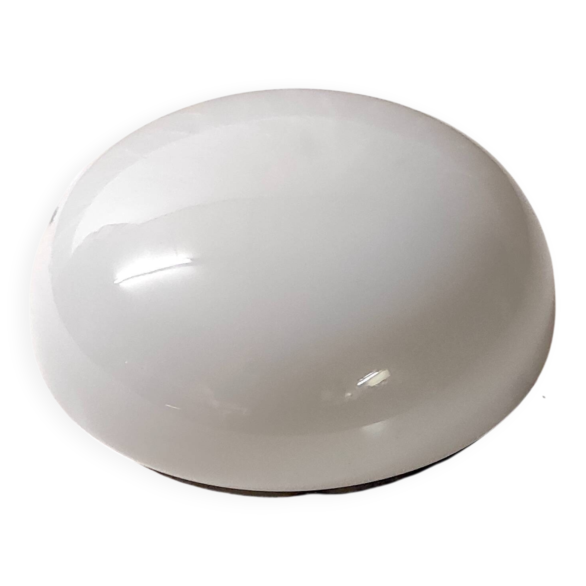 Plafonnier ou applique globe opaline diam. 25 cm - mid. XXème