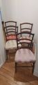 Chaises bois 19em