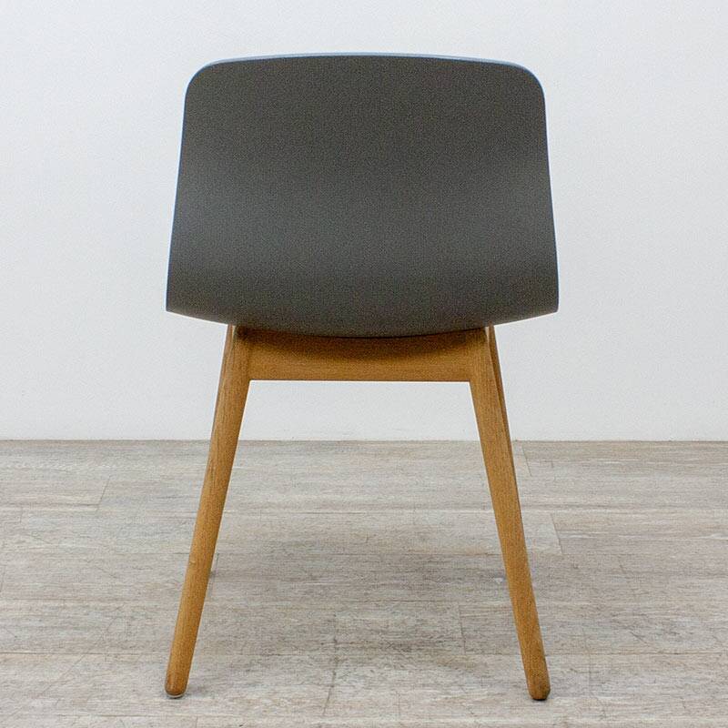 ACC12 chair in grey plastic by HAY