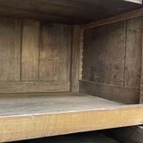 Sideboard 4 doors of the eighteenth in raw oak