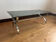 Vintage chrome coffee table
