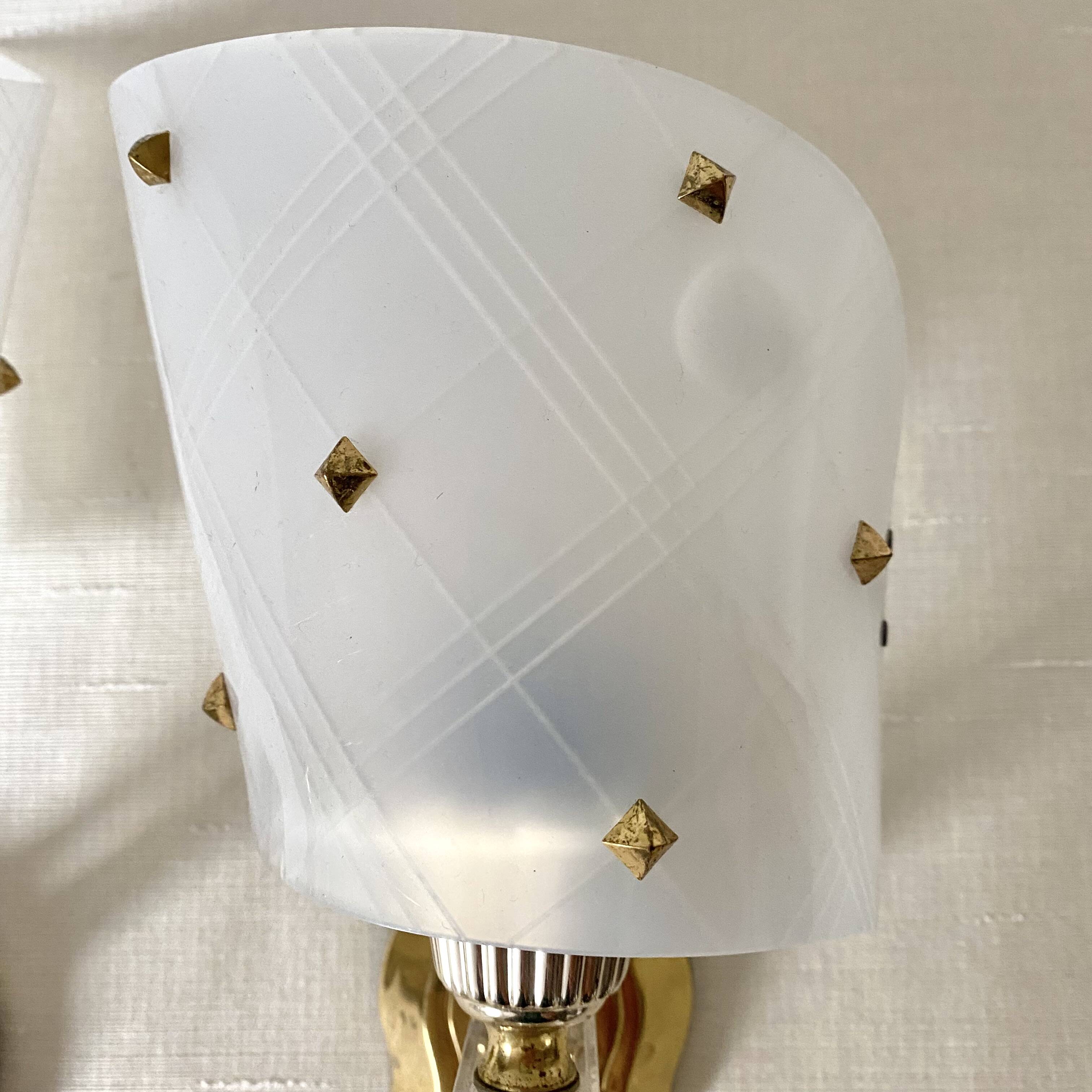 Pair of 60s wall lights