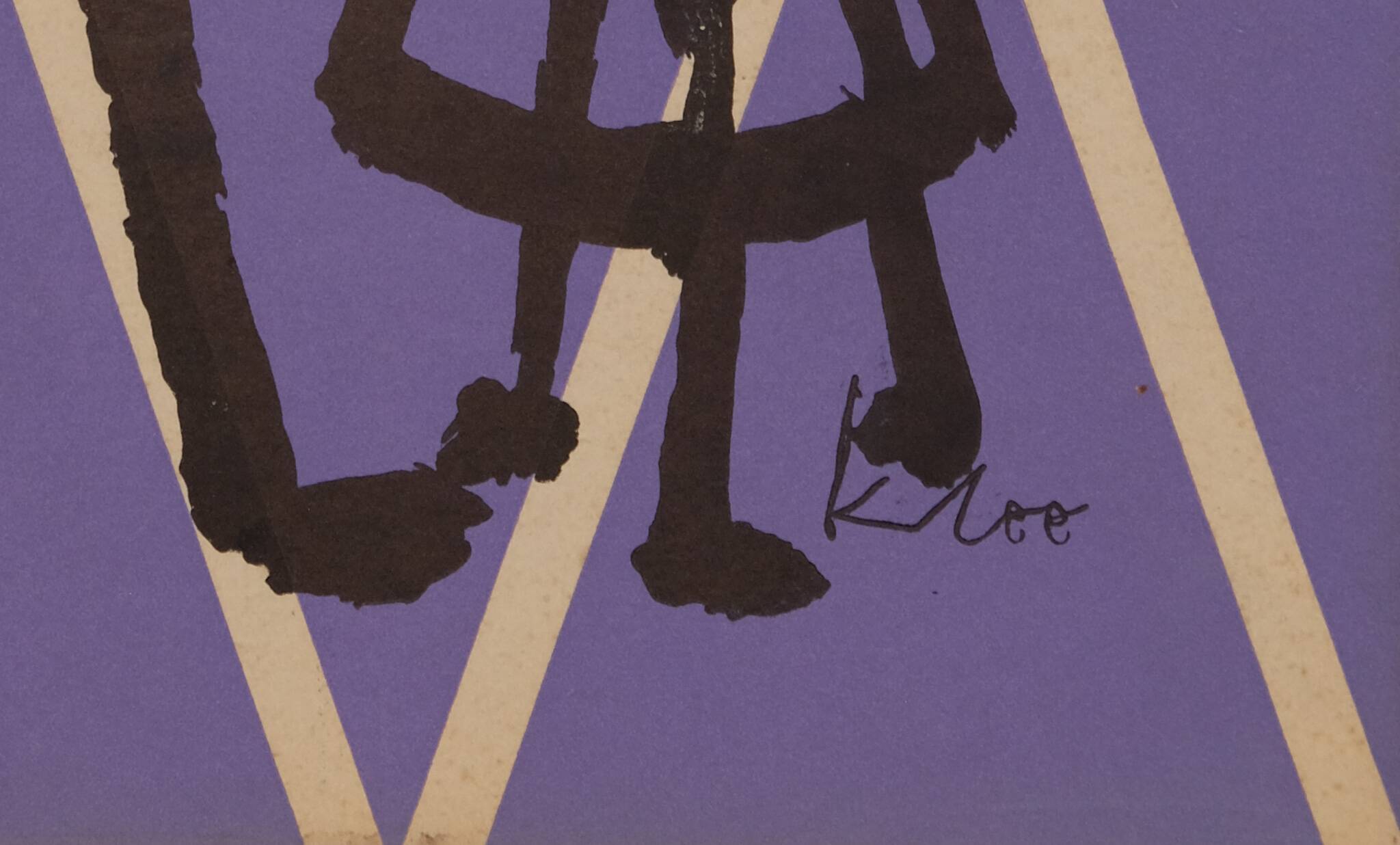 Paul klee  : man and women - lithographie originale