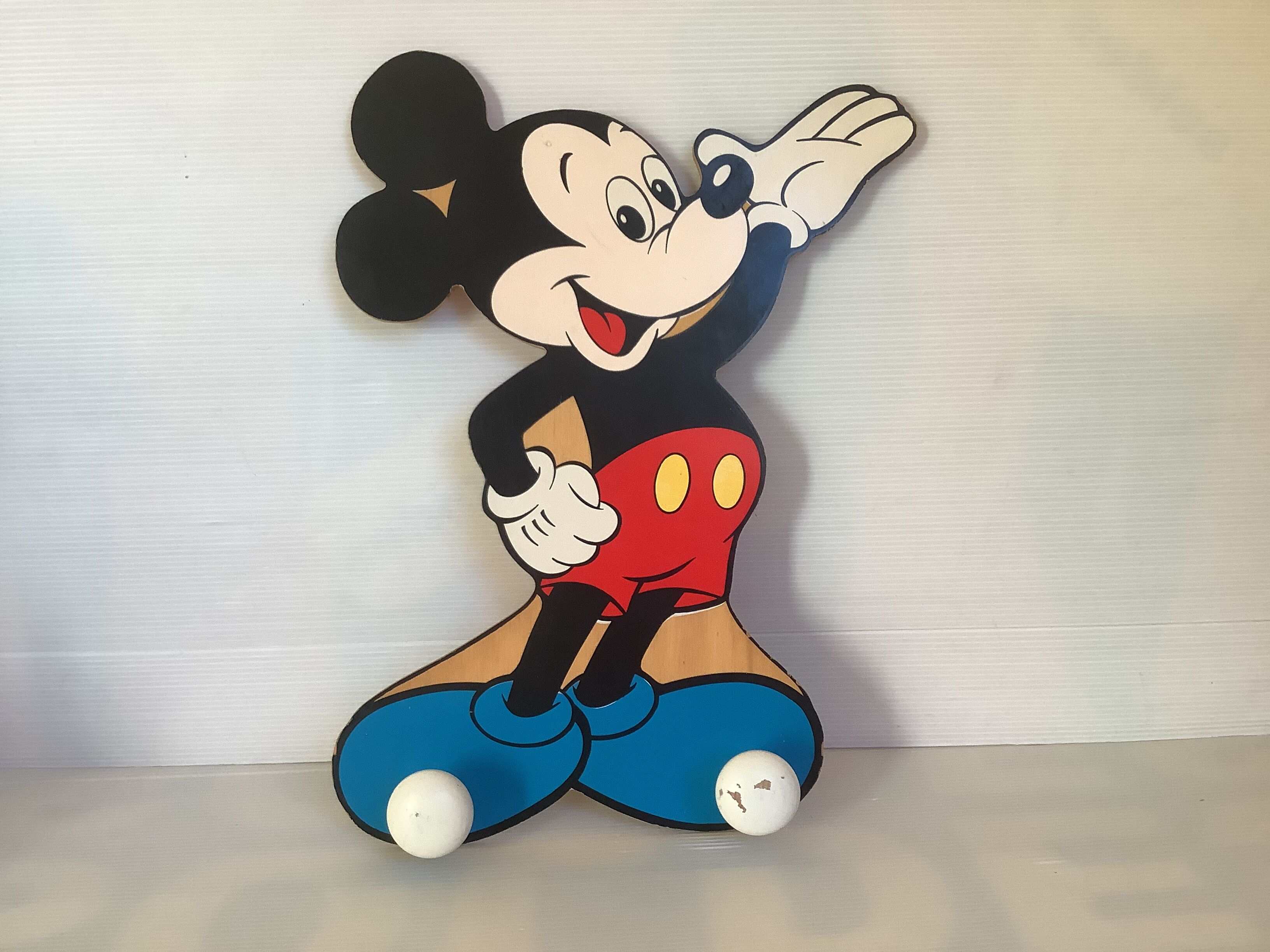 Old coat rack Mickey vila soldevila sa Spain in wood