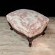 Pair of Louis XV style stools in walnut.