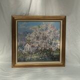 Oil painting on canvas Russian school dimensions: height -64cm - width -67